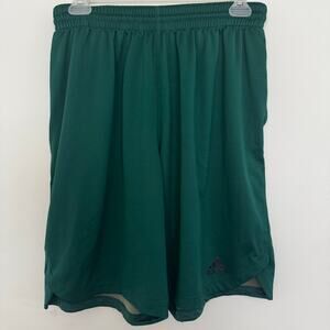 ADIDAS Climalite Athletic Shorts in Dark Green